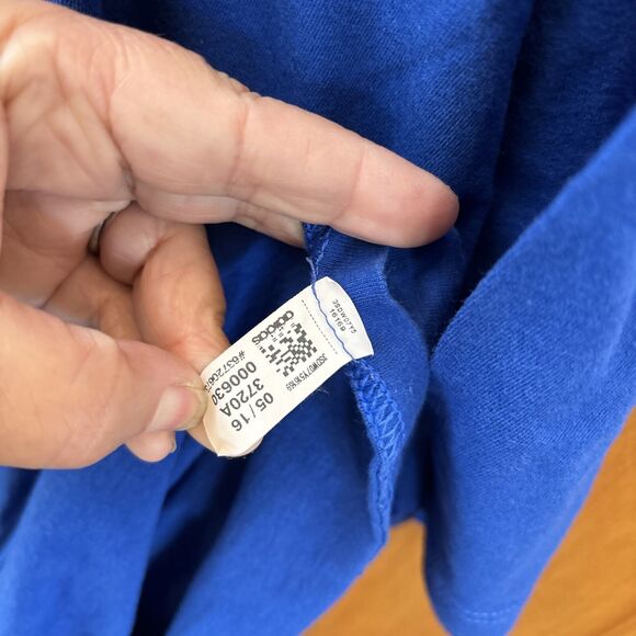 Adidas The Go To Tee Adult Men 2XL Blue Golden State Warriors #30 Curry Cotton - Picture 7 of 9